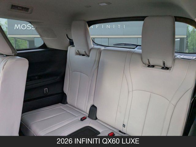 2026 INFINITI QX60 LUXE 2026 INFINITI QX60 LUXE