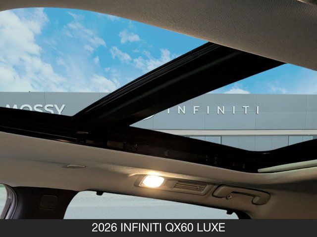 2026 INFINITI QX60 LUXE 2026 INFINITI QX60 LUXE