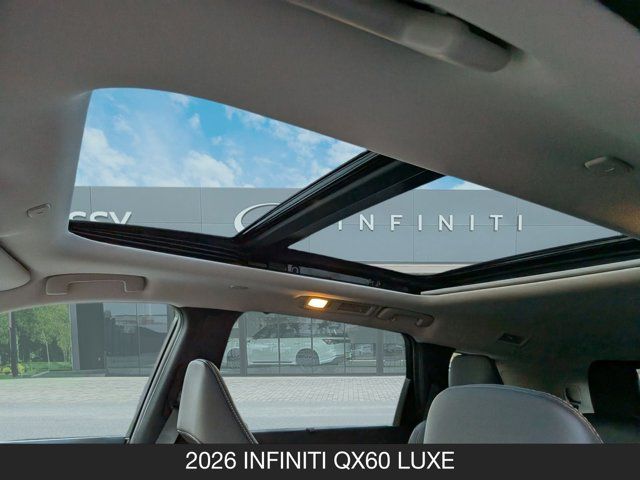 2026 INFINITI QX60 LUXE 2026 INFINITI QX60 LUXE
