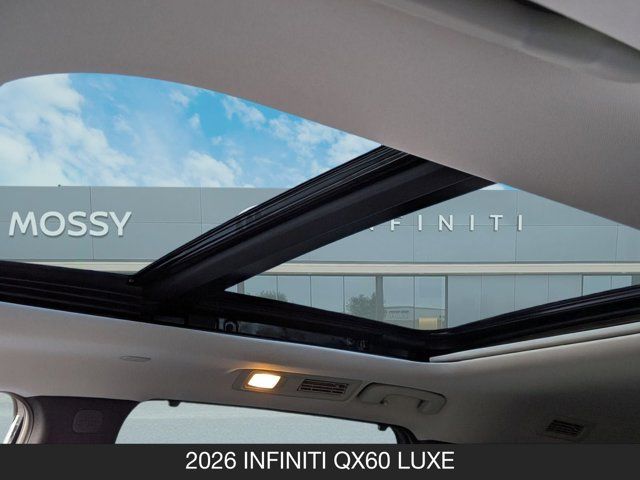 2026 INFINITI QX60 LUXE 2026 INFINITI QX60 LUXE