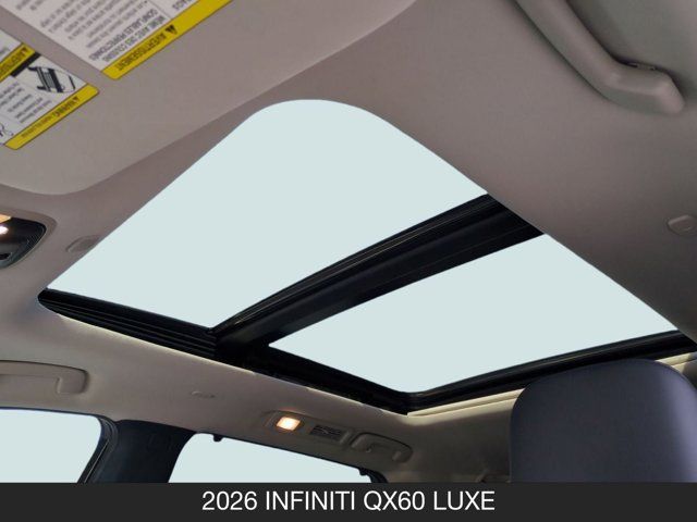 2026 INFINITI QX60 LUXE 2026 INFINITI QX60 LUXE