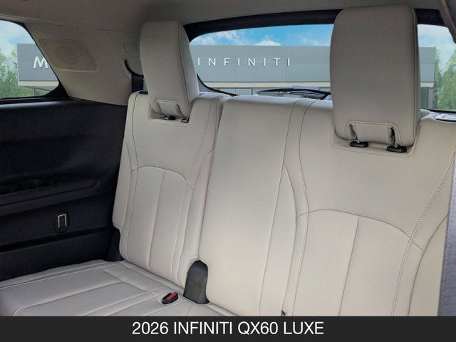 2026 INFINITI QX60 LUXE 2026 INFINITI QX60 LUXE
