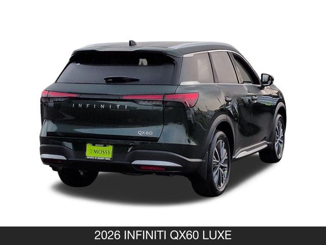 2026 INFINITI QX60 LUXE 2026 INFINITI QX60 LUXE