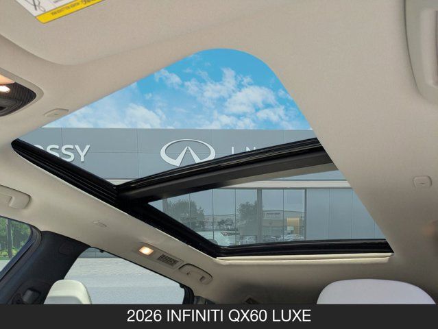2026 INFINITI QX60 LUXE 2026 INFINITI QX60 LUXE
