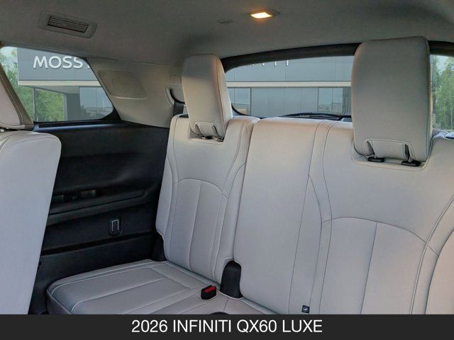 2026 INFINITI QX60 LUXE 2026 INFINITI QX60 LUXE