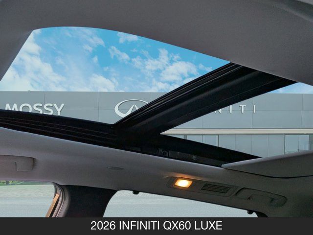 2026 INFINITI QX60 LUXE 2026 INFINITI QX60 LUXE