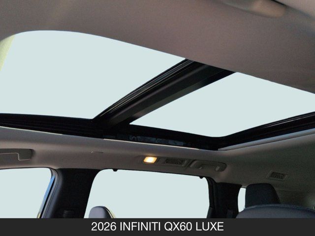 2026 INFINITI QX60 LUXE 2026 INFINITI QX60 LUXE