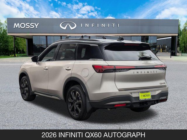 2026 INFINITI QX60 AUTOGRAPH 2026 INFINITI QX60 AUTOGRAPH