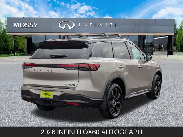 2026 INFINITI QX60 AUTOGRAPH 2026 INFINITI QX60 AUTOGRAPH
