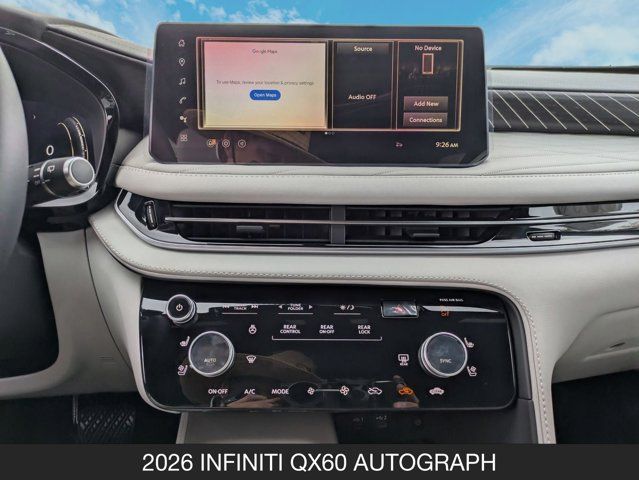 2026 INFINITI QX60 AUTOGRAPH 2026 INFINITI QX60 AUTOGRAPH