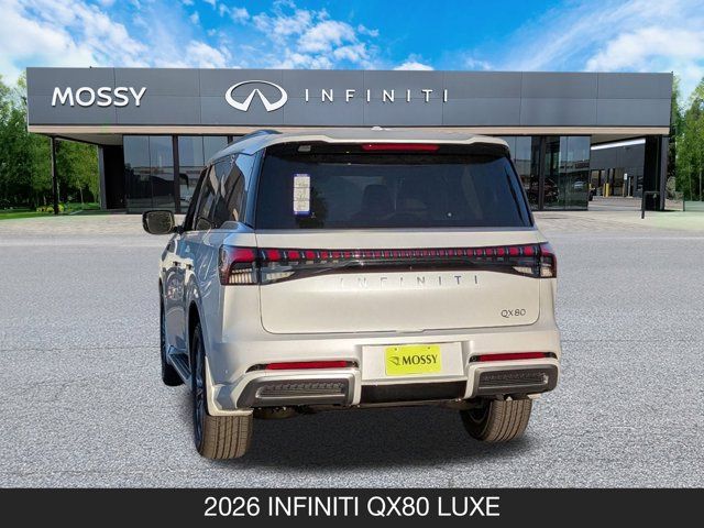 2026 INFINITI QX80 LUXE 2026 INFINITI QX80 LUXE