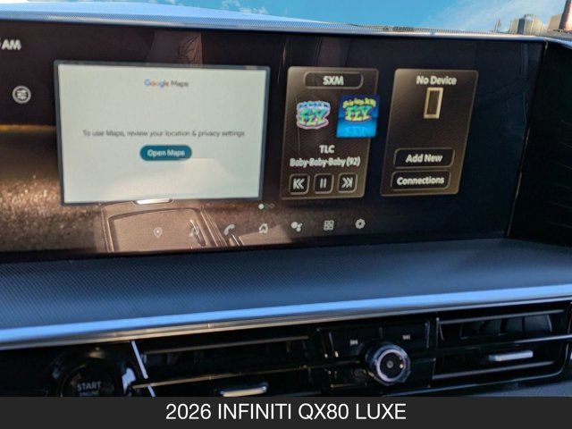 2026 INFINITI QX80 LUXE 2026 INFINITI QX80 LUXE