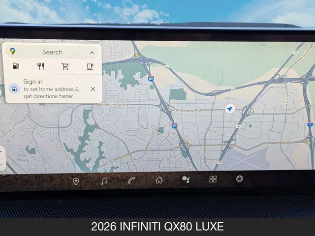 2026 INFINITI QX80 LUXE 2026 INFINITI QX80 LUXE
