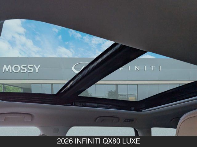 2026 INFINITI QX80 LUXE 2026 INFINITI QX80 LUXE