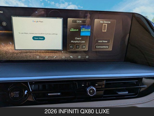 2026 INFINITI QX80 LUXE 2026 INFINITI QX80 LUXE