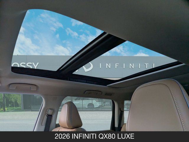 2026 INFINITI QX80 LUXE 2026 INFINITI QX80 LUXE