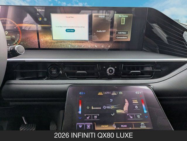 2026 INFINITI QX80 LUXE 2026 INFINITI QX80 LUXE
