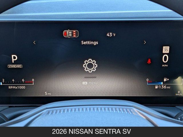 2026 Nissan Sentra SV