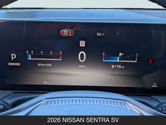 2026 Nissan Sentra SV 2026 Nissan Sentra SV