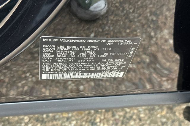 2026 Volkswagen Atlas 2.0T SEL Premium R-Line 2026 Volkswagen Atlas 2.0T SEL Premium R-Line