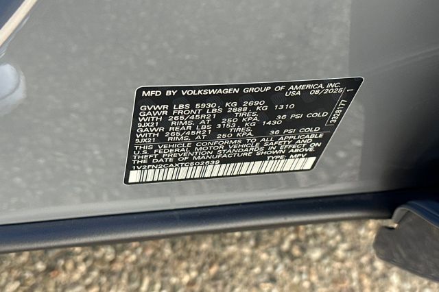 2026 Volkswagen Atlas 2.0T SEL Premium R-Line 2026 Volkswagen Atlas 2.0T SEL Premium R-Line