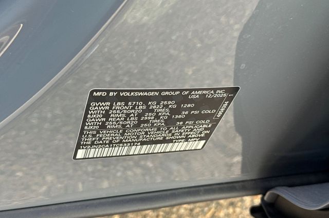 2026 Volkswagen Atlas 2.0T SE w/Technology