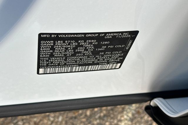 2026 Volkswagen Atlas 2.0T SE w/Technology 2026 Volkswagen Atlas 2.0T SE w/Technology