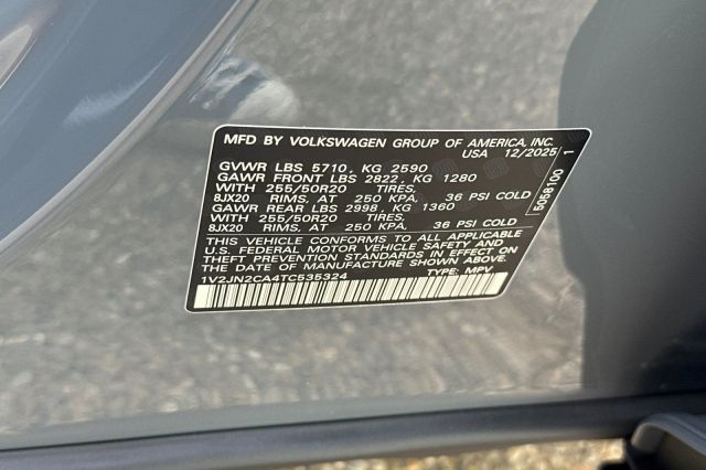 2026 Volkswagen Atlas 2.0T SE w/Technology