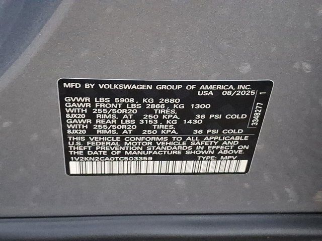2026 Volkswagen Atlas 2.0T SE w/Technology
