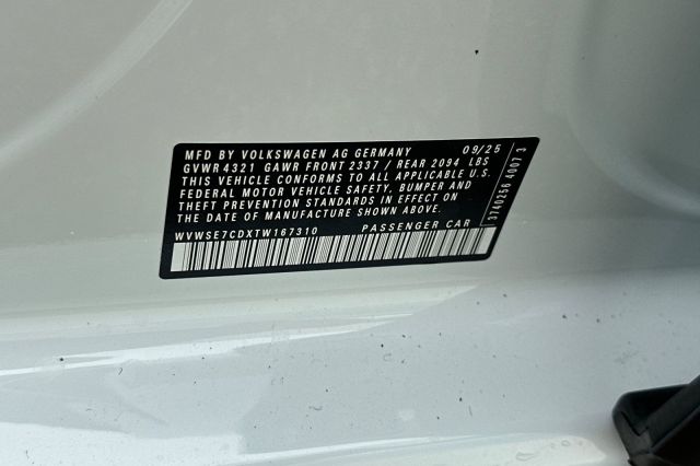 2026 Volkswagen Golf GTI 2.0T SE 2026 Volkswagen Golf GTI 2.0T SE