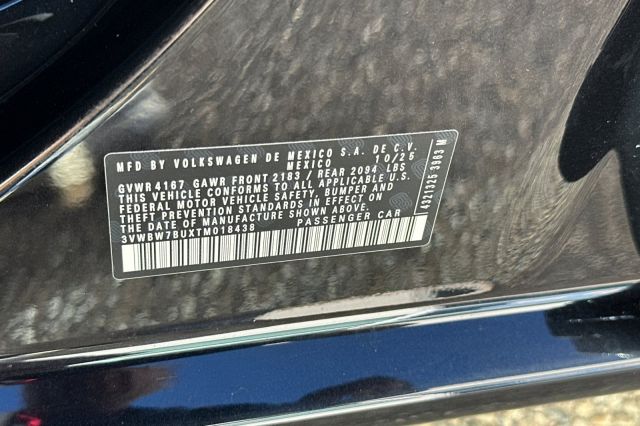 2026 Volkswagen Jetta 1.5T Sport 2026 Volkswagen Jetta 1.5T Sport