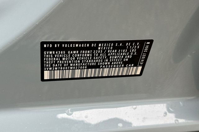 2026 Volkswagen Jetta GLI 2.0T Autobahn 2026 Volkswagen Jetta GLI 2.0T Autobahn